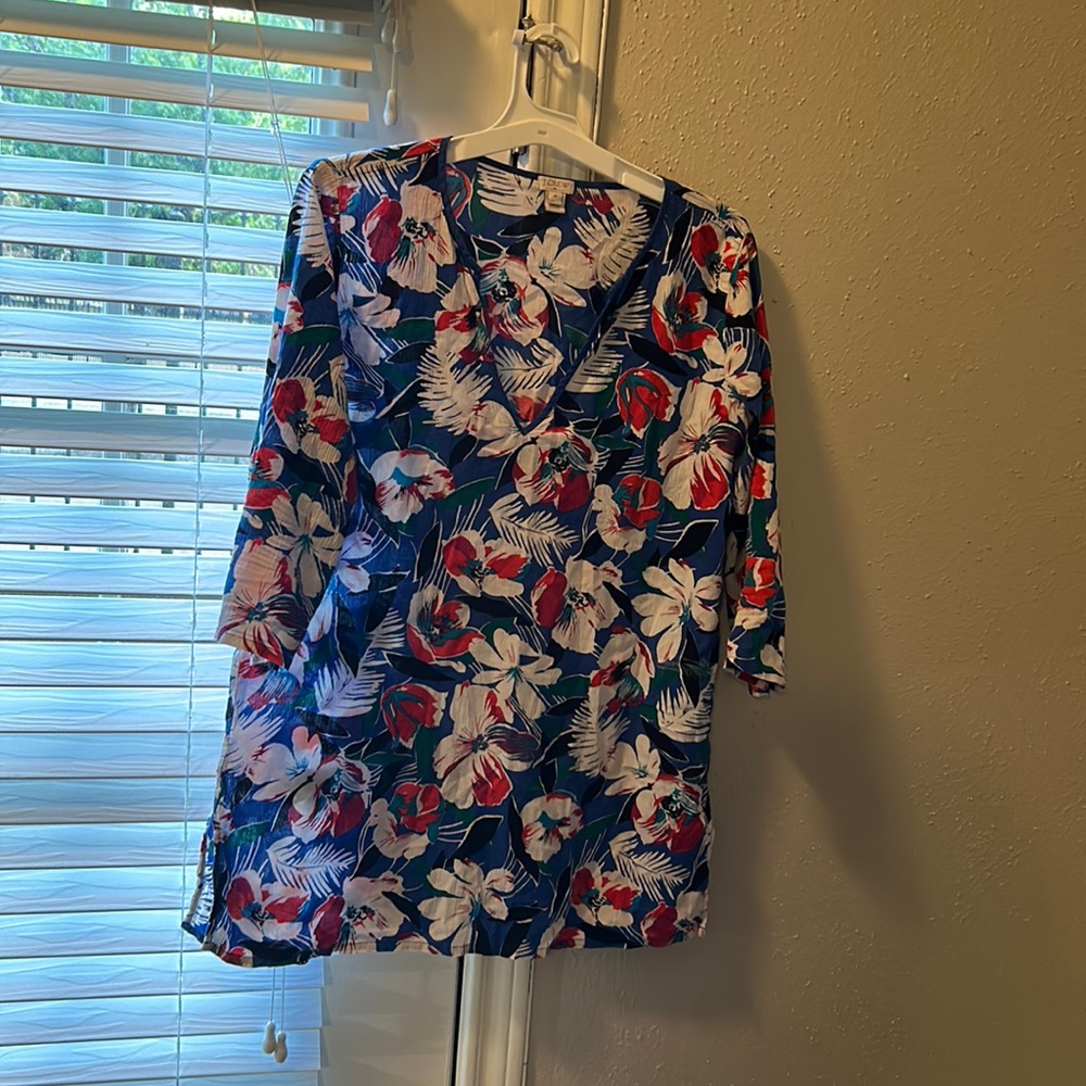 Floral print tunic